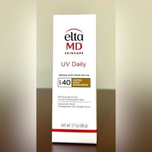 EltaMD UV Daily SPF 40 Tinted Face Sunscreen Moisturizer. NEW Box never opened!